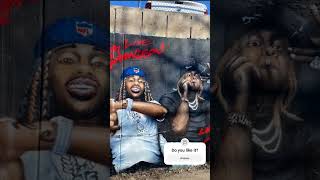 New King Von mural? What do you think ? #kingvon #dark #durkio #otf #chicagodrill #oblock #chicago