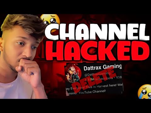 Dattrex Gaming Channel Hacked & Delete🥺 1 Million Channel Hacked❗