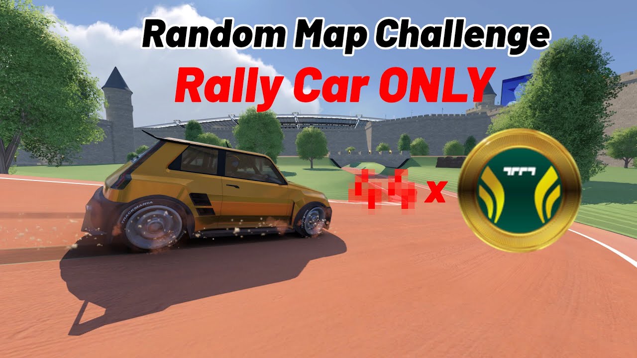 I played Random Map Challenge with ONLY RALLY CAR - YouTube