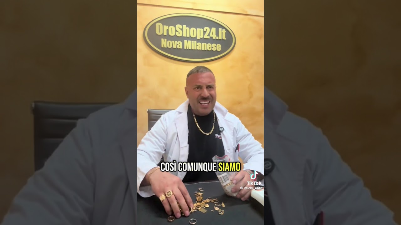 MICHELE MIGLIACCIO COMPRO ORO SUPER PERDE LE STAFF3 CON UN CLIENTE CHE LO M1N4CC14…