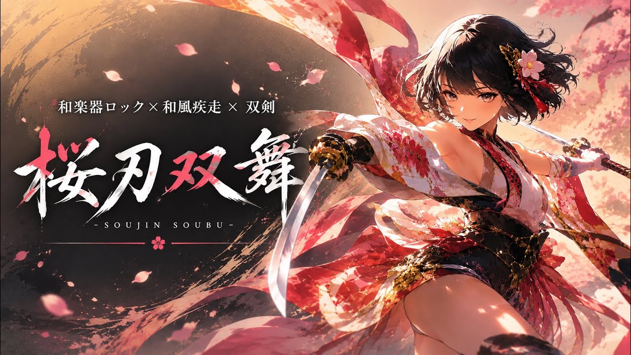 Japanese Rock / With Lyrics] -Oujin Soubu- Dual-Blade Racing Wafu