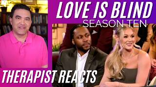 Love Is Blind S10 #61 (Reunion) Therapist Reacts