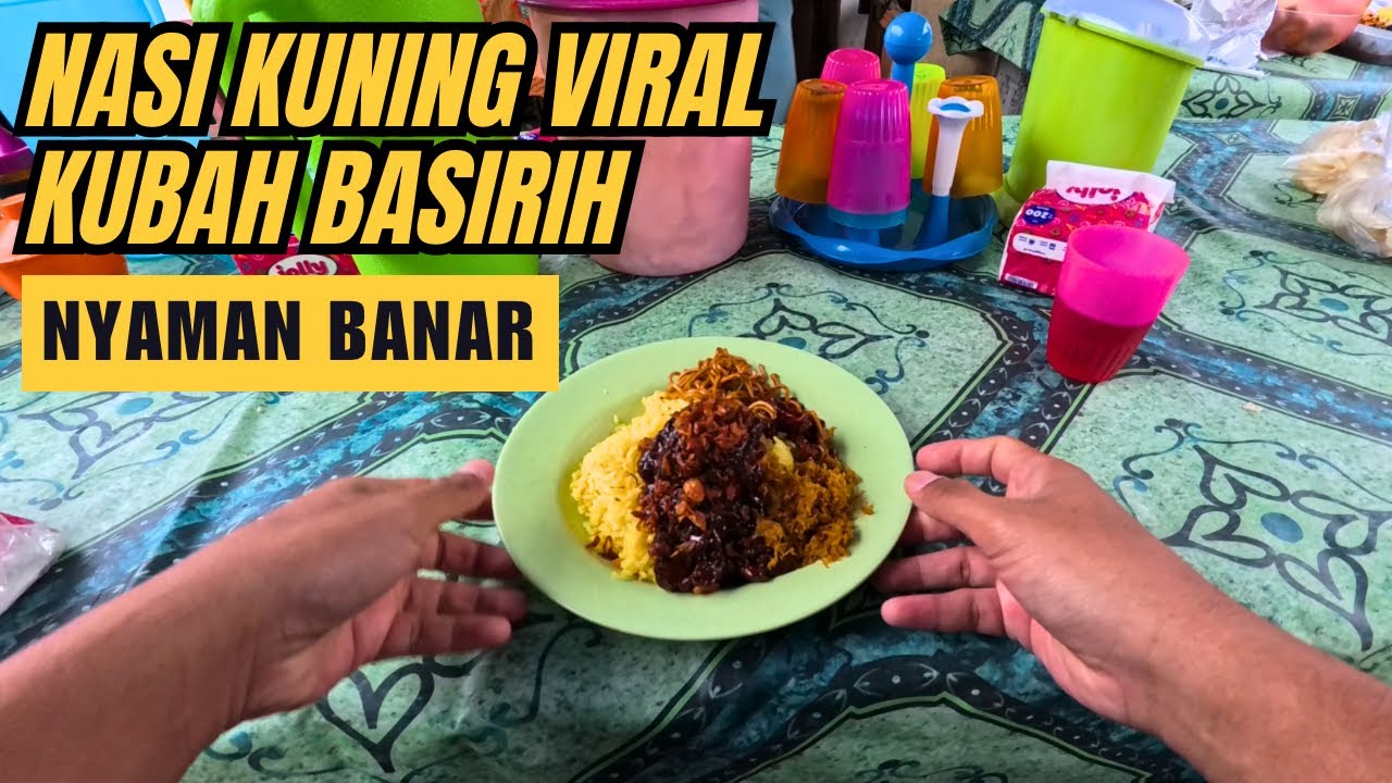 Nasi Kuning di Kawasan Wisata Religi Kubah Basirih Banjarmasin