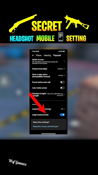 headshot trick developer options l headshot setting developer options l free fire headshot setting 🤫