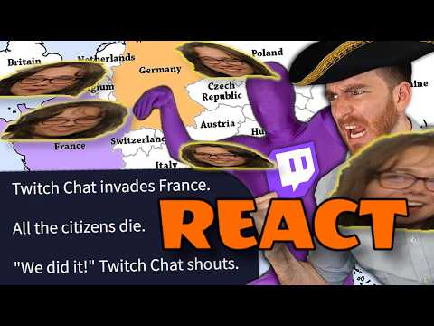 lyarri REACTS to Twitch Chat and I invaded Europe with Artificial Intelligence by DougDoug
