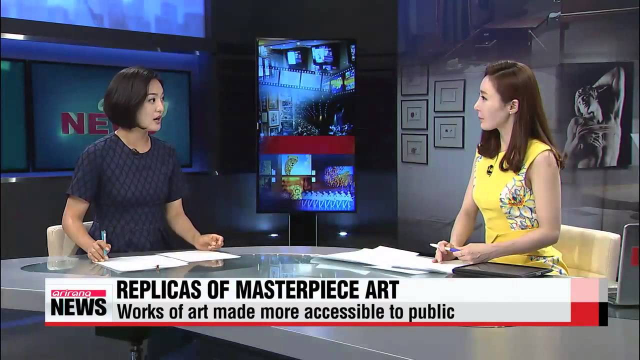 Convincing replicas of masterpiece art on display