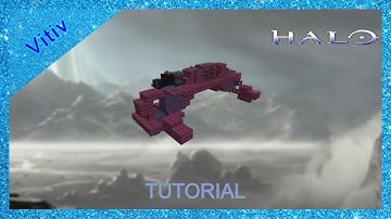 Halo Type-29 Troop/Vehicle Transport (T-29 T/VT) Shadow in Minecraft - 1:1 Scale - Tutorial