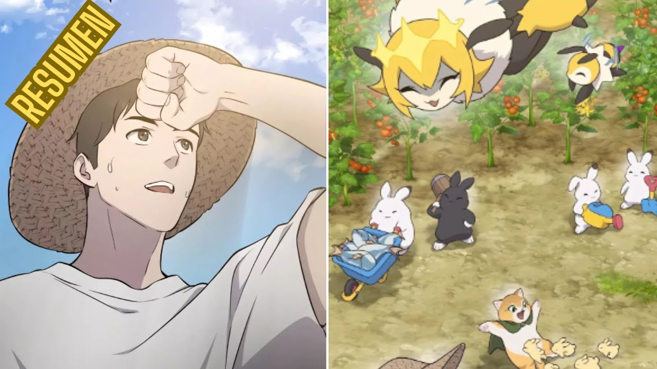 (Recopilacion) ENTRA A 0TRA DIMENSI0N Y SOBREV1VE CULTIVAND0 VERDURAS | Resumen de Manhwa/Manhua