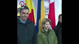 İspanya Ve Danimarka Başbakanları Kievde