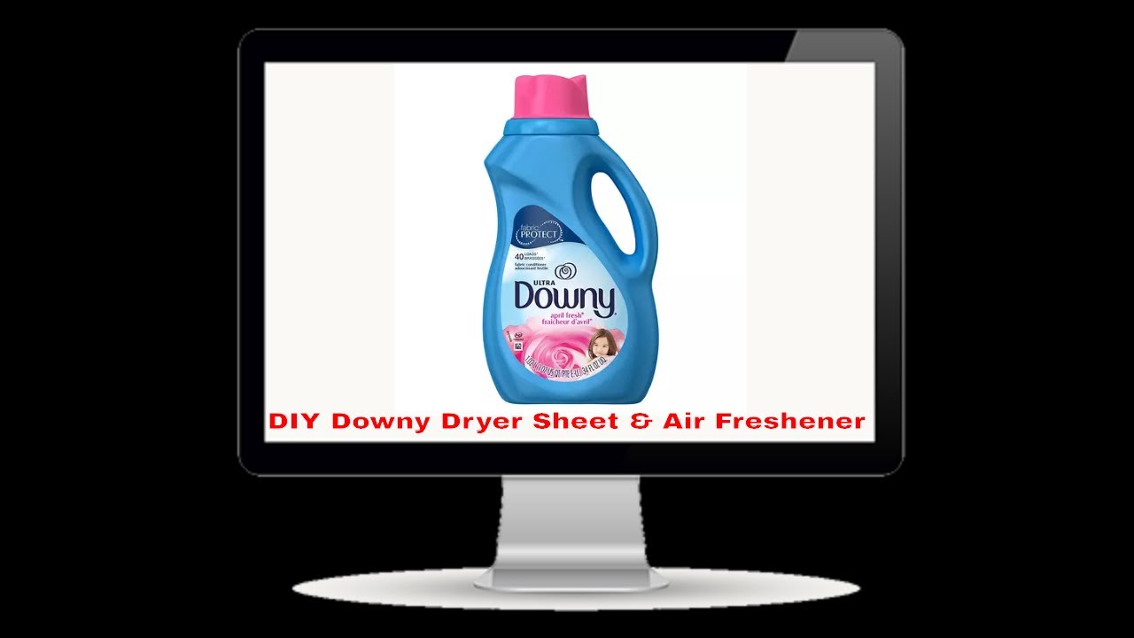 DIY Downy Fabric Softener Air freshener & Dryer Sponge Sheets YouTube