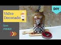 DIY: VIDRO DECORADO | Sem PRIMER