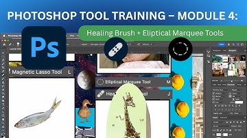 Photoshop 2025 Tool Training – Module 4: Healing Brush Tool & Elliptical Marquee Tool