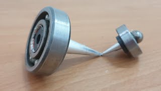 Magnetic Top Toy With Ball-Bearing