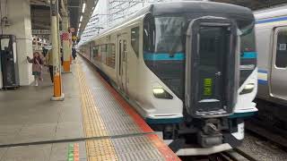 E257系2000番台オオNA-05編成　回送　横浜8番線入線