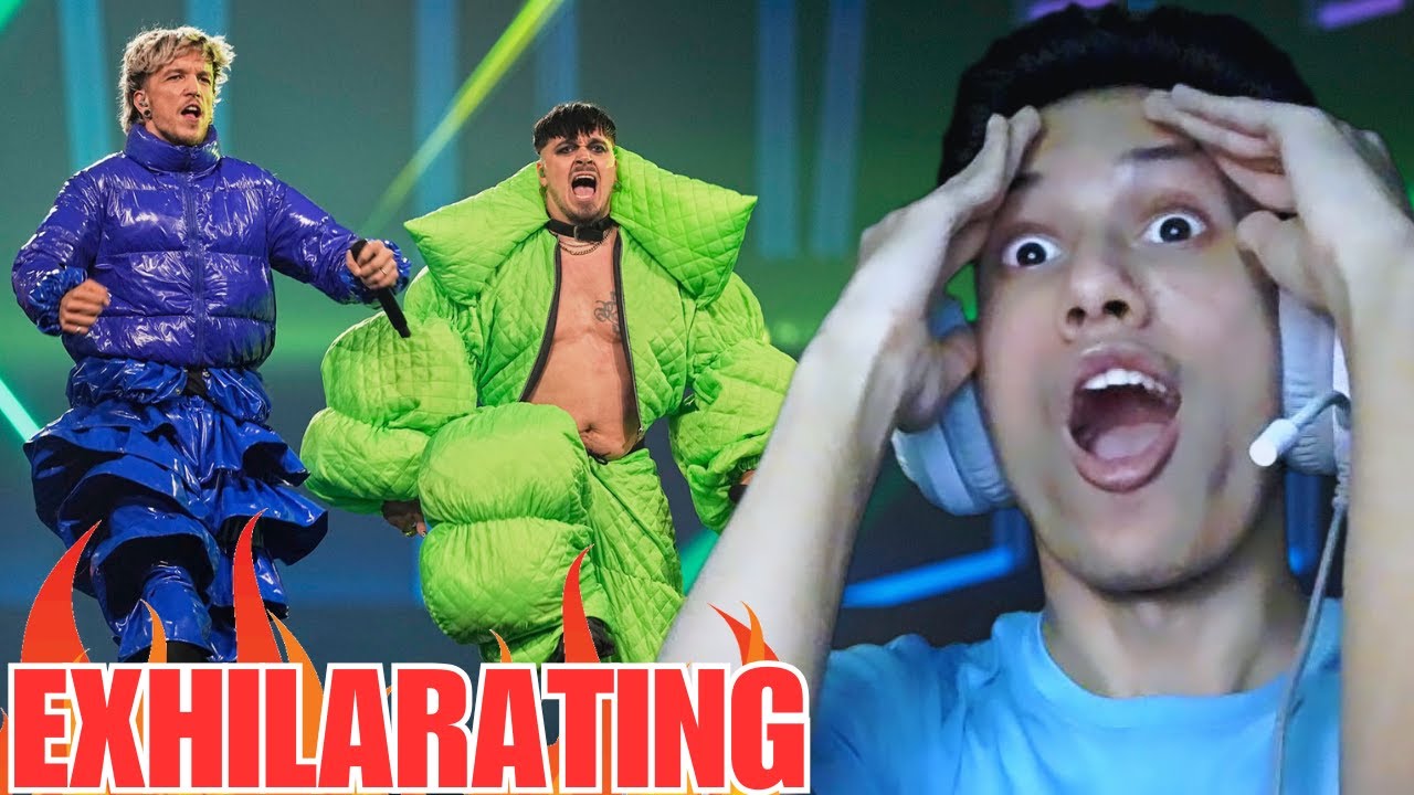 Käärijä & Baby Lasagna - #eurodab at the Grand Final | Eurovision 2025 Reaction #UnitedByMusic ​​🇨🇭