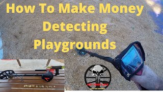 Metal Detecting Local Playgrounds for Big Profit - Minelab Vanquish Demo