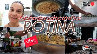 ROTINA DE SEGUNDA 🌹ARRUMANDO A CASA 🏠 POSTO FECHADO 🔒 PINTEI O CABELO E FIZ CANJICA 😉 DAILY VLOG ❤️