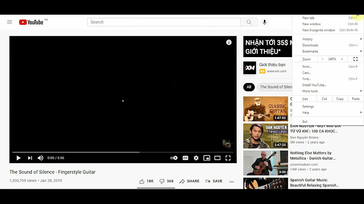 Lỗi xem youtube bị đen màn hình trên laptop năm 2024