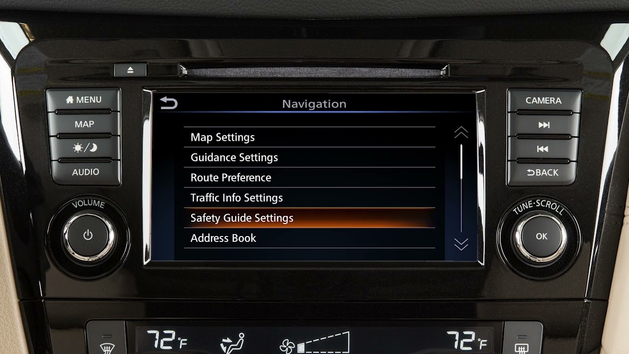 2022 Nissan Rogue Sport Navigation Settings (if so equipped) YouTube