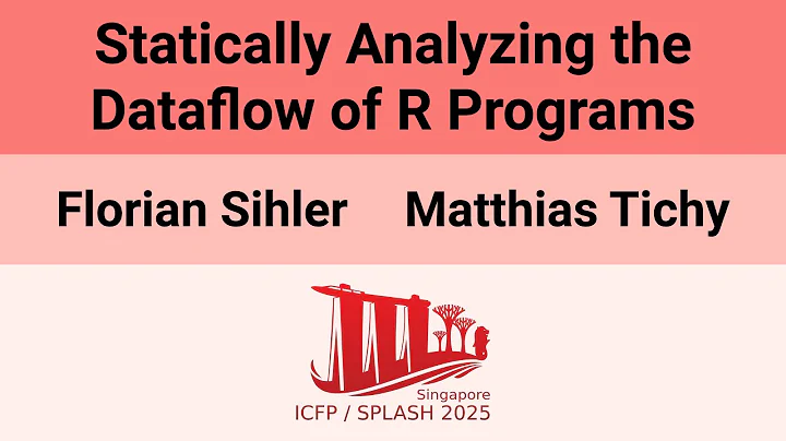 [OOPSLA'25] Statically Analyzing the Dataflow of R Programs