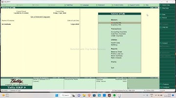 tally erp9 me VAT ka Use