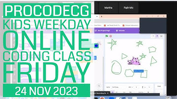 ProCodeCG Kids Weekday Coding Class - Friday - 24 Nov 2023