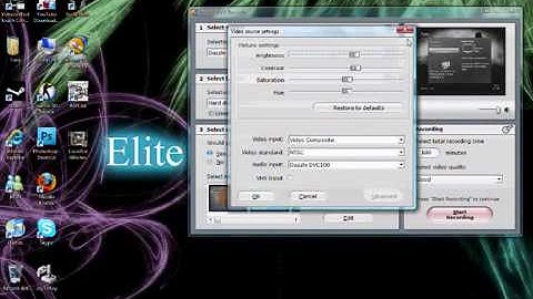 Dazzle DVC 100 - How To Record Pal-60 & Colour - By EliteToonZ