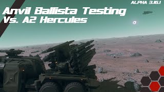 Anvil Ballista Testing - Vs.  A2 Hercules - Star Citizen 3.16.1