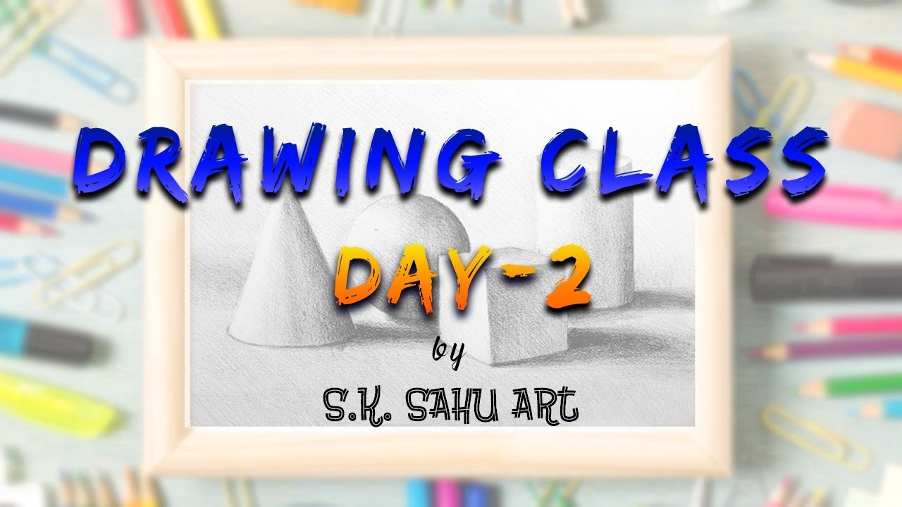 Drawing class for Beginners in Hindi / Day-2/ sketching class for ...