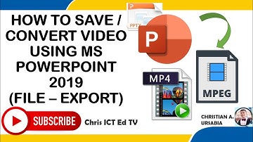 HOW TO SAVE/CREATE VIDEO USING MS POWERPOINT 2019 - FILE EXPORT