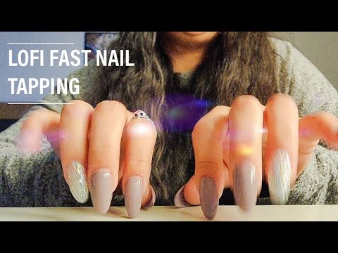 LOFI ASMR - Fast Nail Tapping and Scurries | Tingles up and down your back