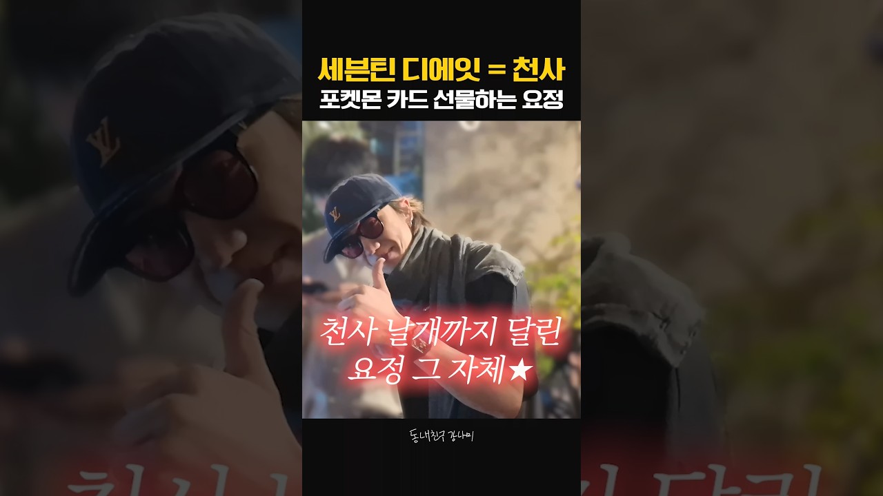 세븐틴 디에잇이 포켓몬 카드 선물을⁉(원래부터 천사였던 건 ⭕)