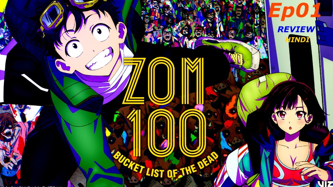 Zom 100 Bucket List of the Dead Anime Ep01 Review #anime - YouTube