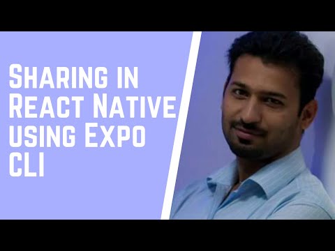 Sharing in React Native using Expo CLI || Expo SDK 39 || React Native Version 0.63 || Managed Flow