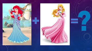 Disney Princess and Ariel Mashups