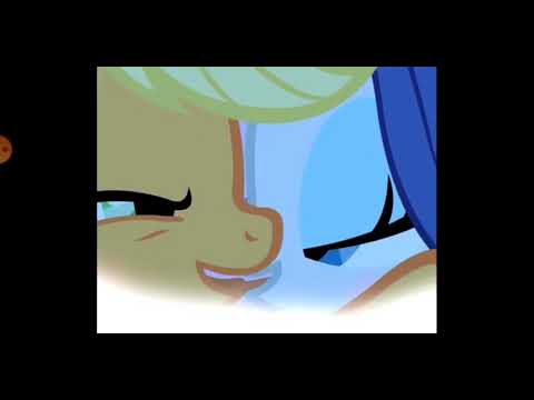 ❤Applejack.kiss.Rarity💏💕