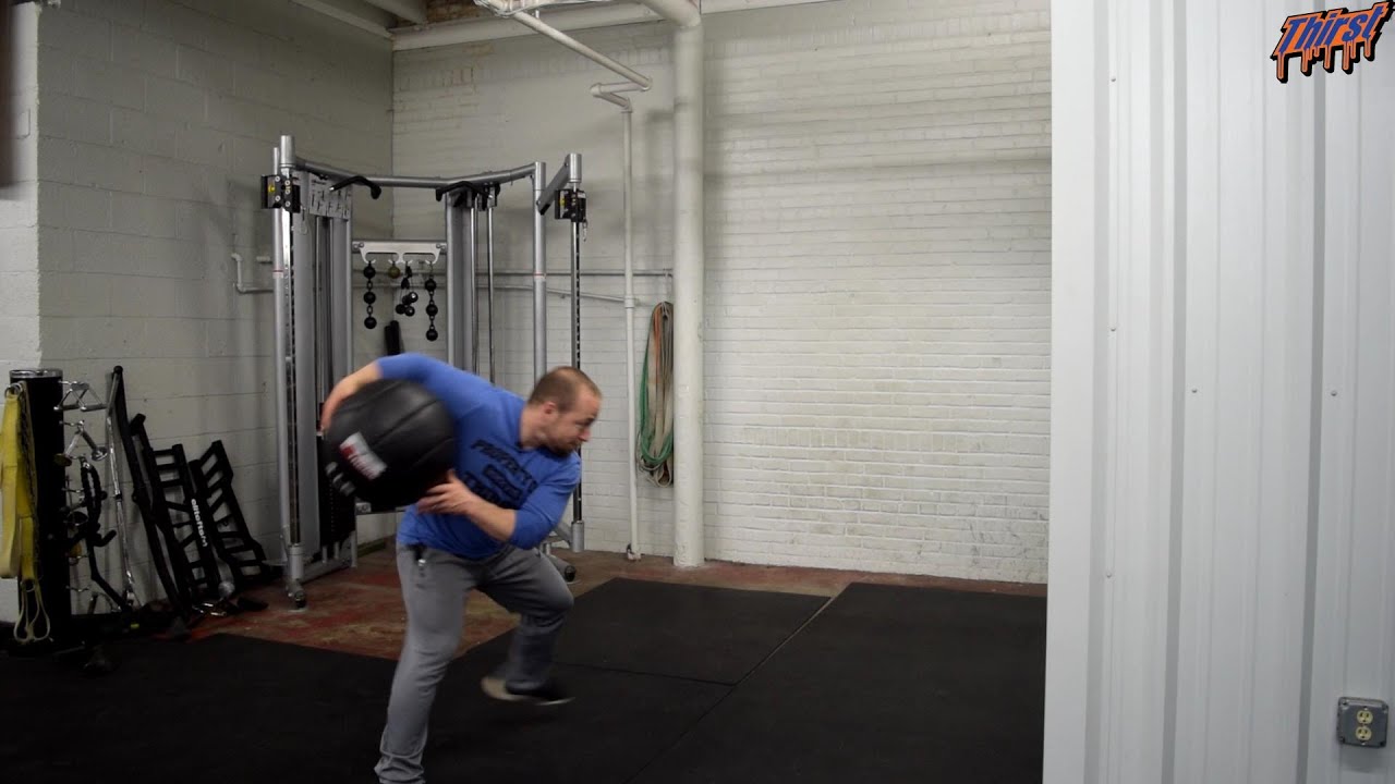 Lateral Bound To Rotational Med Ball Scoop Toss YouTube
