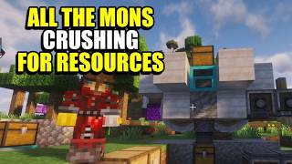 Ep2 Crushing for Resources - Minecraft All The Mons Modpack