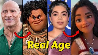 Moana 2 Voice Cast Real Name and Age 2024