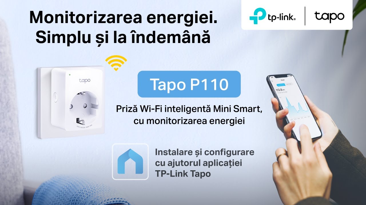 TP-LINK - Prise Wi-Fi intelligente Tapo P110 de TP-Link - Prise