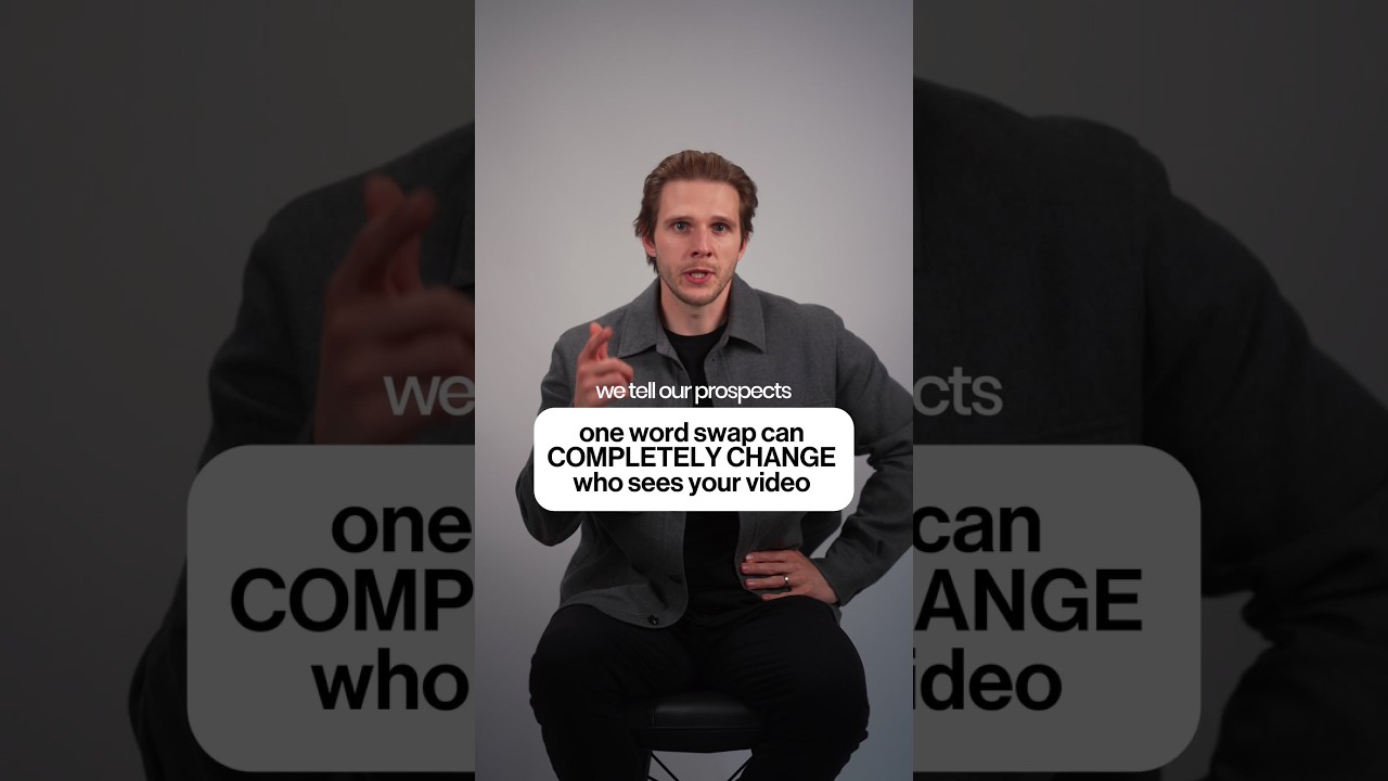 One word swap can completely change who sees your video