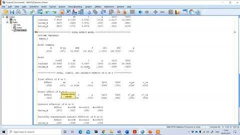 Mediation Process in SPSS