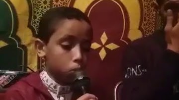المشارك بلال بن باتي من مدينة بني ملال في مسابقة تجويد القرآن الكريم