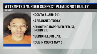 Attempted murder suspect pleads not guilty