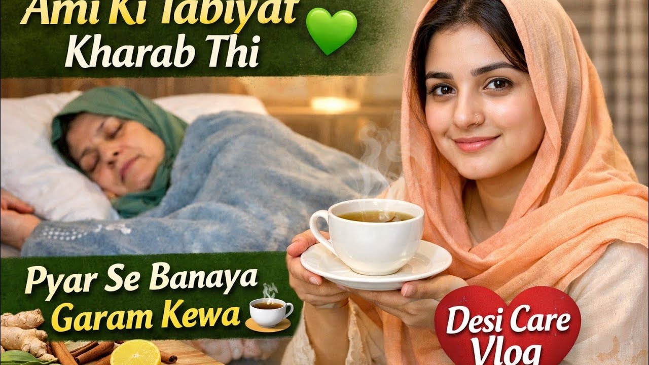 When Mom Is Not Well 💔 | Homemade Kewa Recipe | Desi Vlog