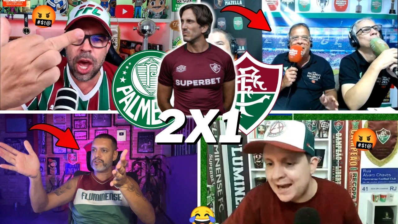 REAÇÕES DOS TRICOLORES E TRISTEZA TOTAL | PALMEIRAS 2 X 1 FLUMINENSE | BRASILEIRÃO 2026- VAMOS RIRKK