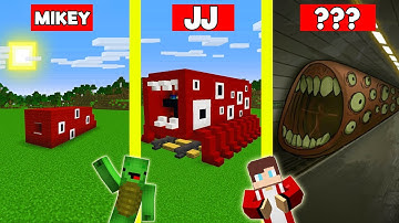 TRAIN EATER BUILD BATTLE CHALLENGE In Minecraft - NOOB VS PRO - Maizen Mizen Mazien Parody