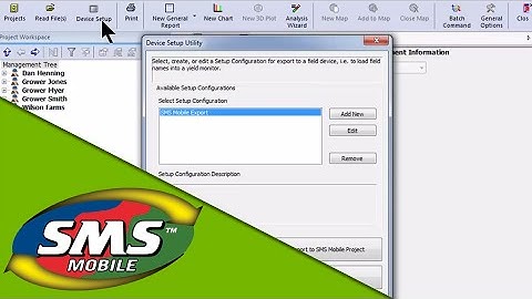 Exporting Data to SMS™ Mobile Software