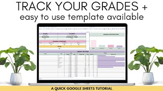 A+ Organization: Create a Grade Tracker With Me + Template screenshot 1
