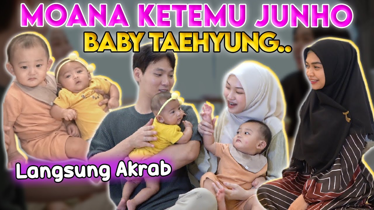 MOANA KETEMU JUNHO.. Baby Taehyung katanya Mirip Moana.. wkwk